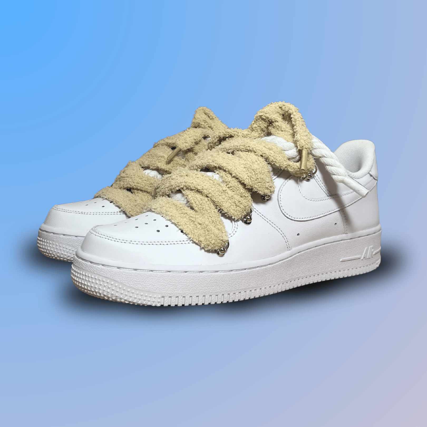 Nike Air Force 1 White Chimney Cake Cinnamon