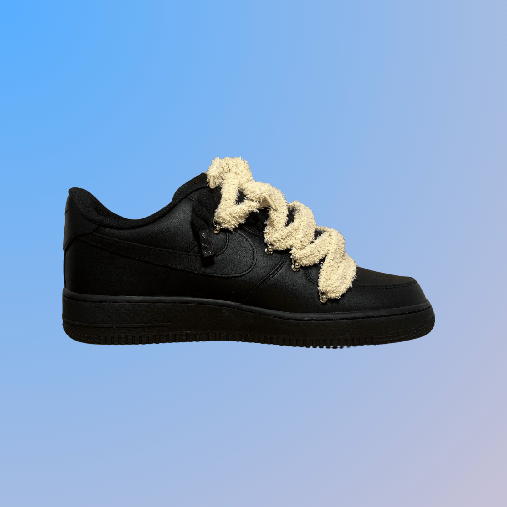 Nike Air Force 1 Black Chimney Cake (Cinnamon)