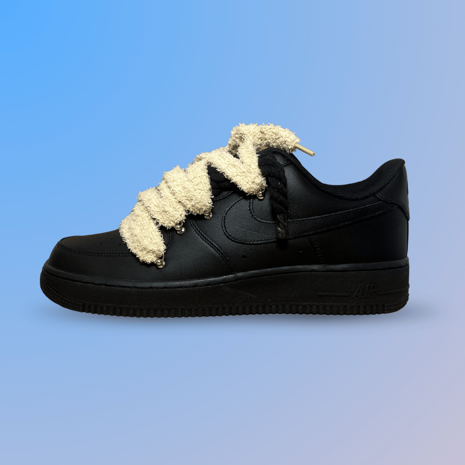 Nike Air Force 1 Black Chimney Cake Cinnamon