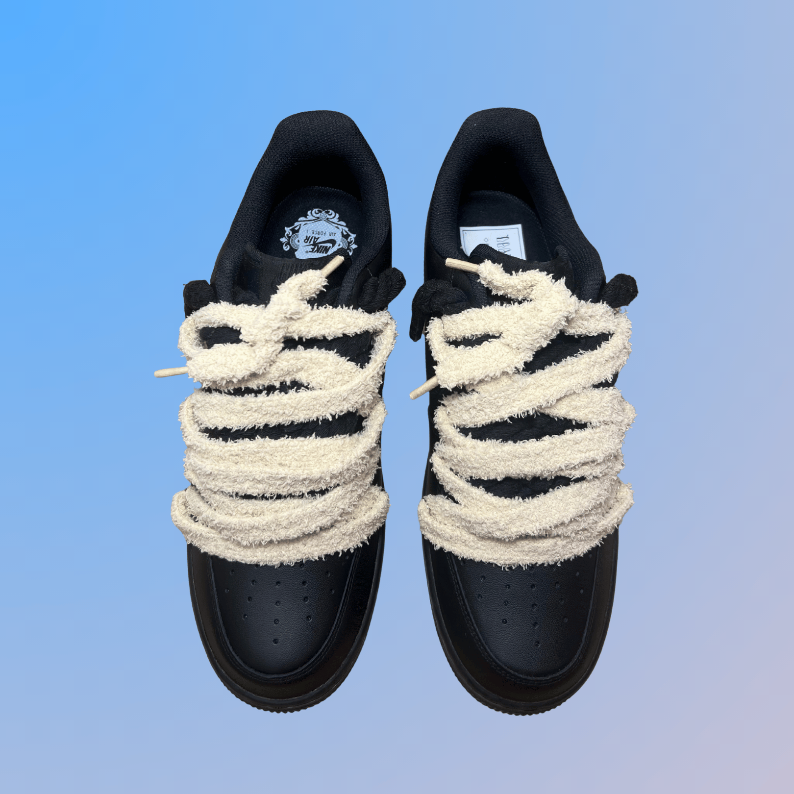 Nike Air Force 1 Black Chimney Cake (Cinnamon)