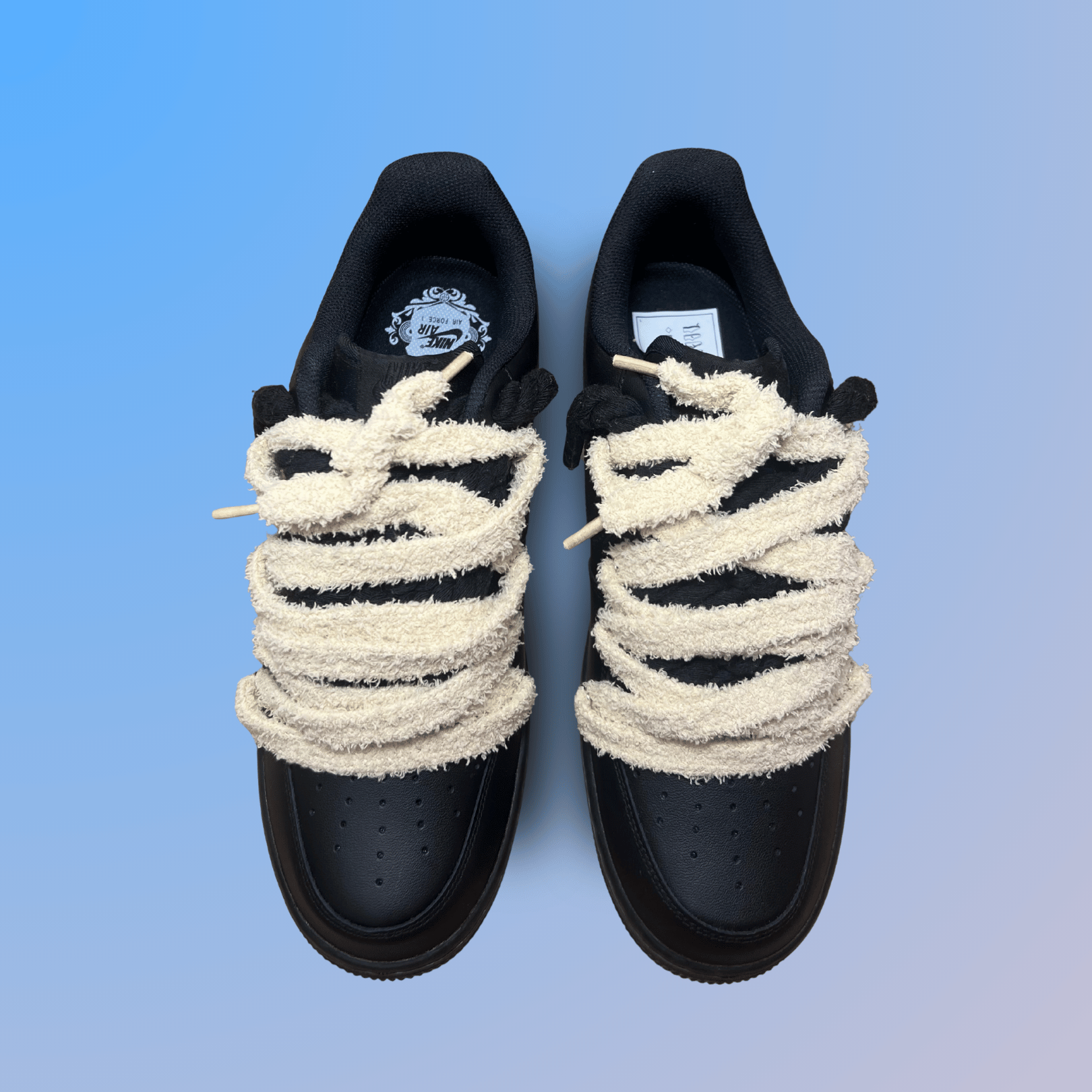 Nike Air Force 1 Black Chimney Cake Cinnamon