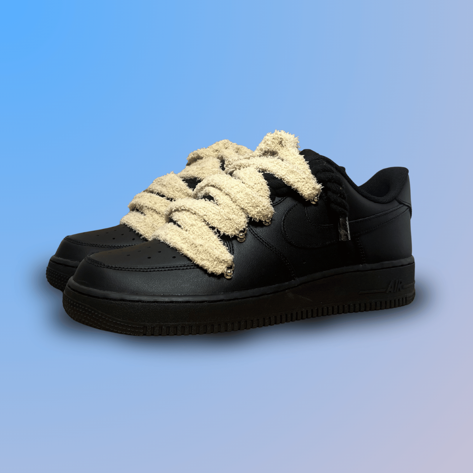 Nike Air Force 1 Black Chimney Cake Cinnamon
