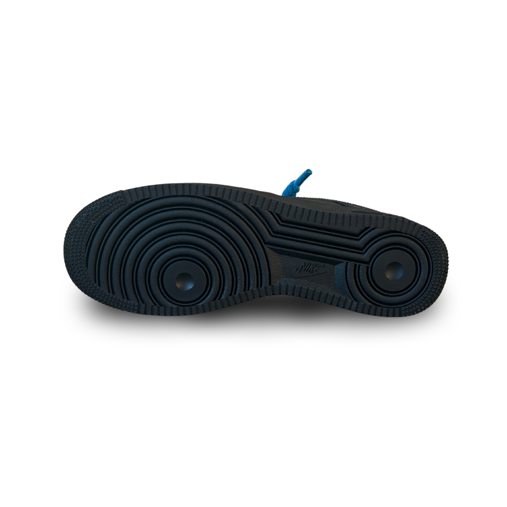 Nike Air Force 1 '07 Black Chunky Rope Lace (Blue) (new)