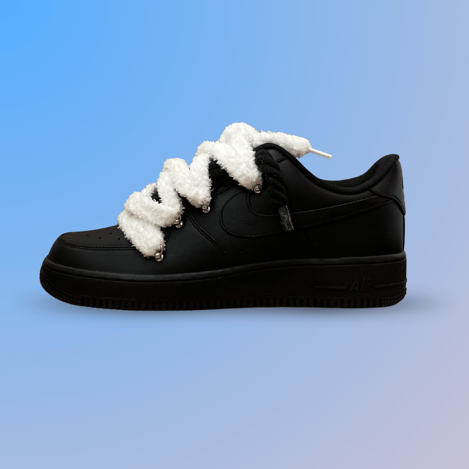 Nike Air Force 1 Black Chimney Cake Coconut