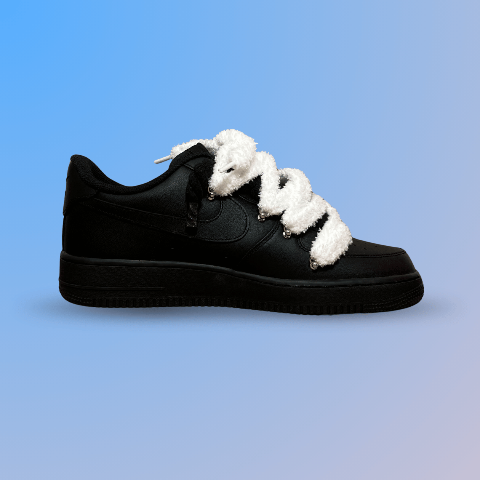 Nike Air Force 1 Black Chimney Cake Coconut