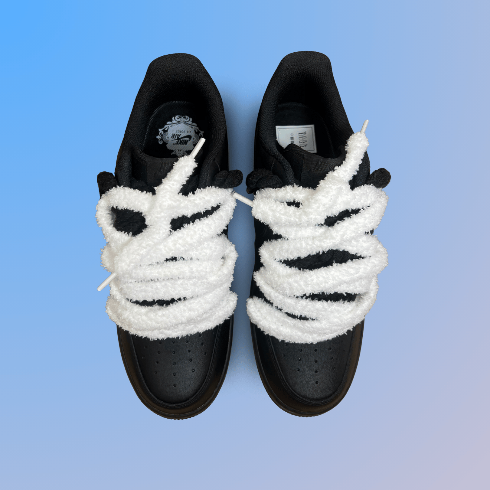Nike Air Force 1 Black Chimney Cake Coconut