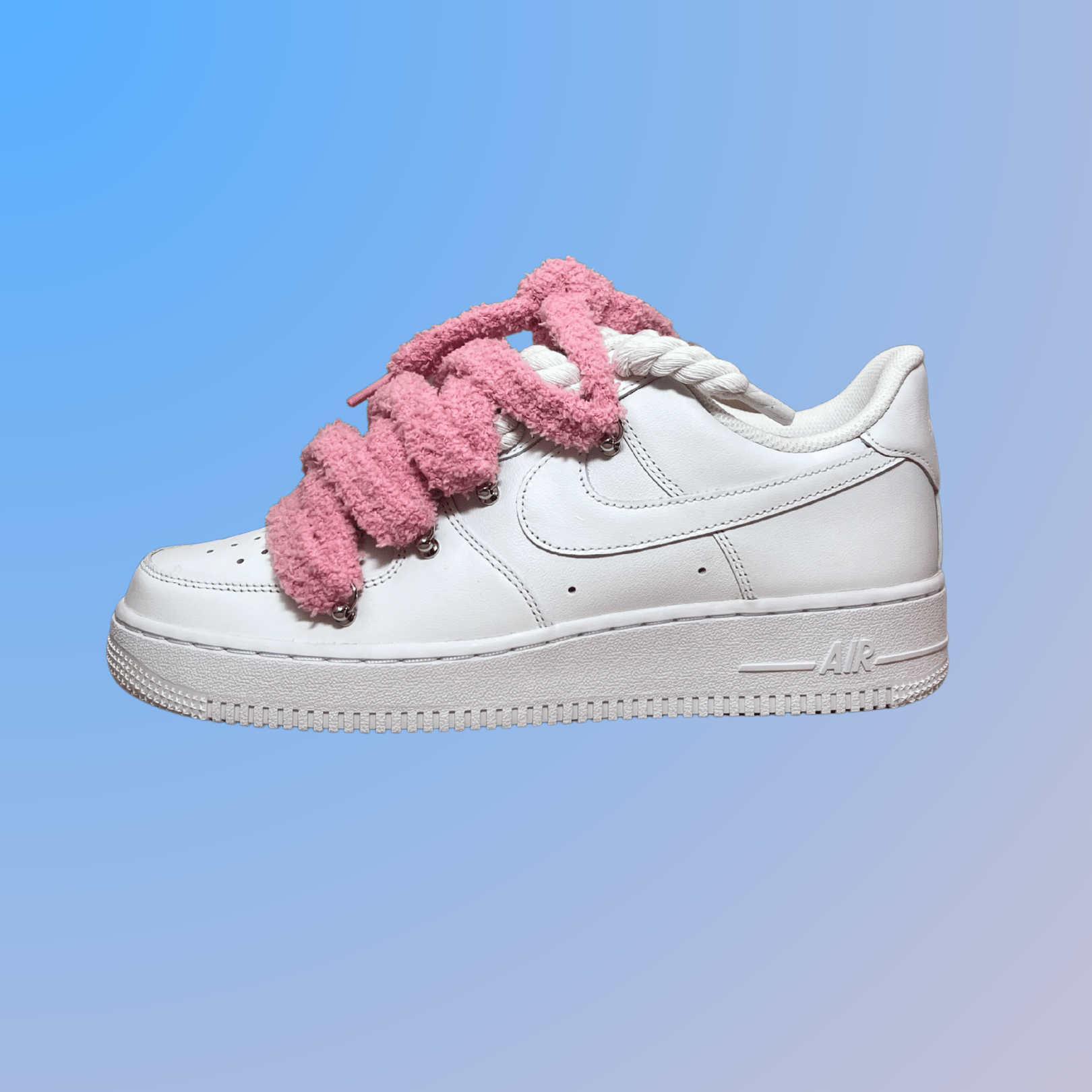 Nike Air Force 1 White Chimney Cake (Pink)