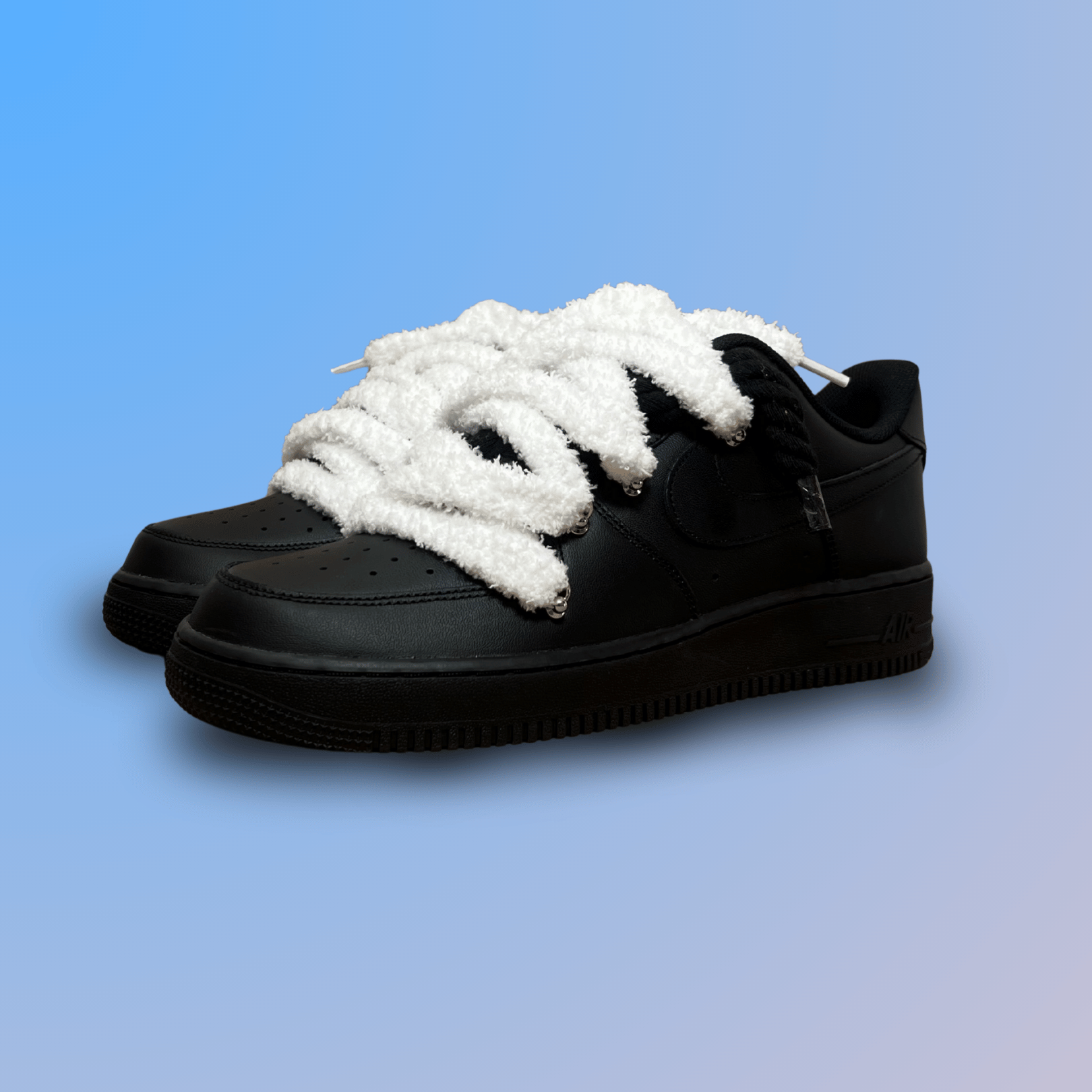 Nike Air Force 1 Black Chimney Cake Coconut