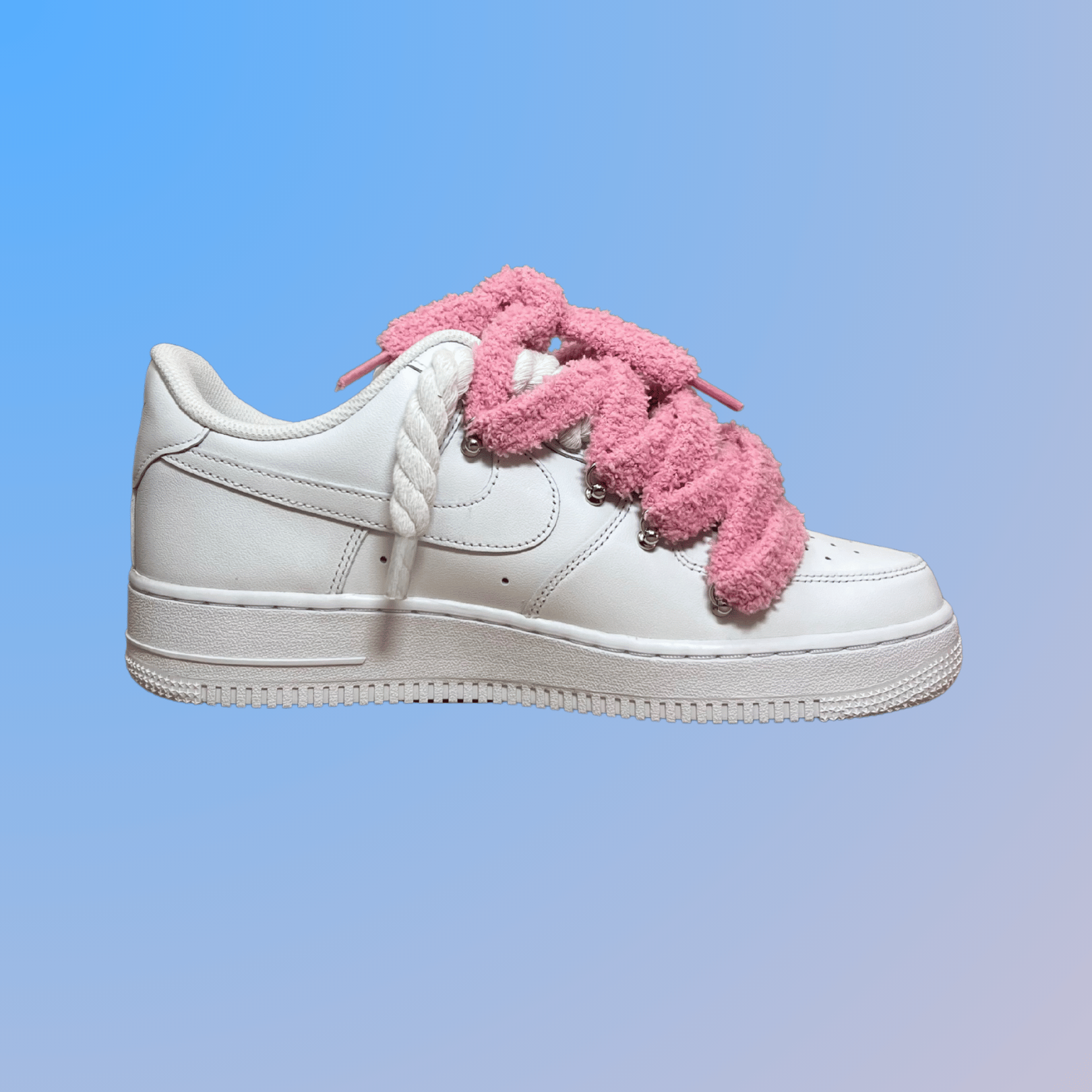 Nike Air Force 1 White Chimney Cake (Pink)