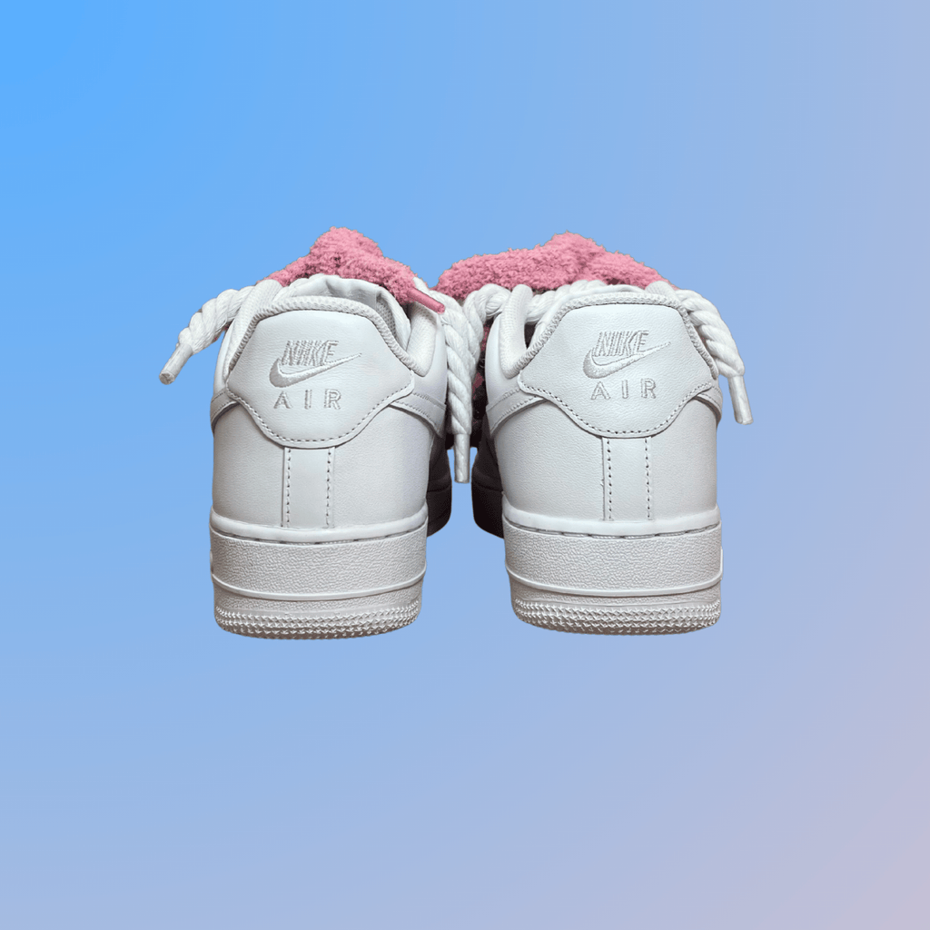 Nike Air Force 1 White Chimney Cake (Pink)