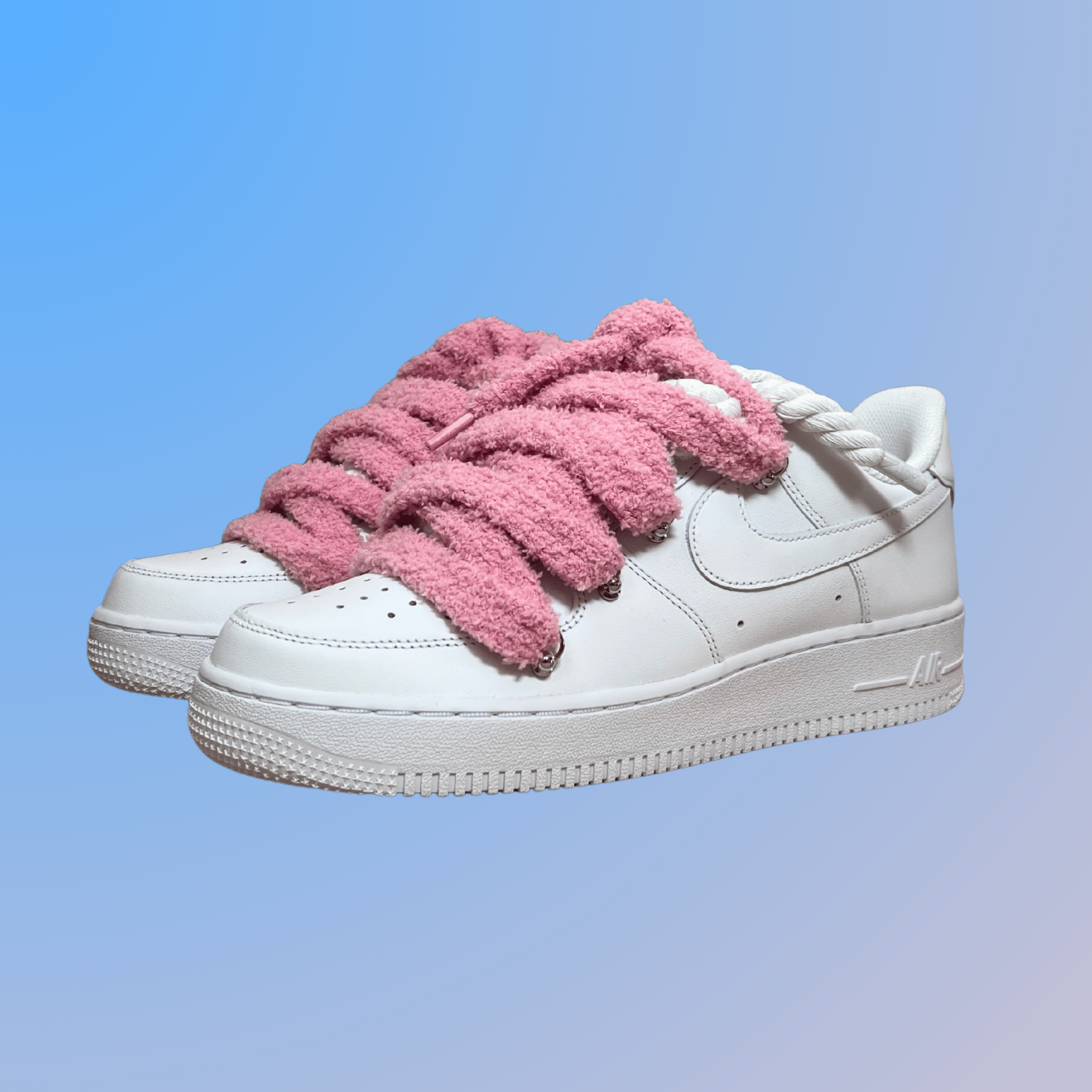 Nike Air Force 1 White Chimney Cake (Pink)