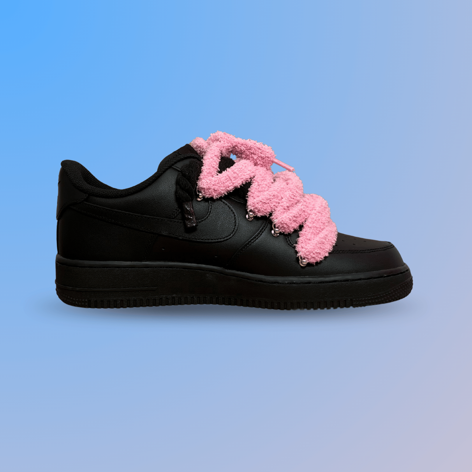 Nike Air Force 1 Black Chimney Cake Pink