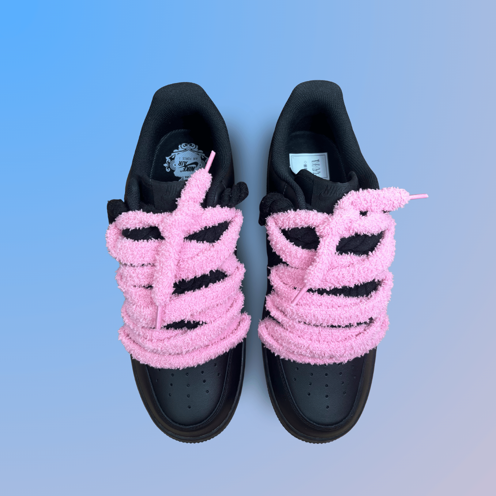 Nike Air Force 1 Black Chimney Cake Pink