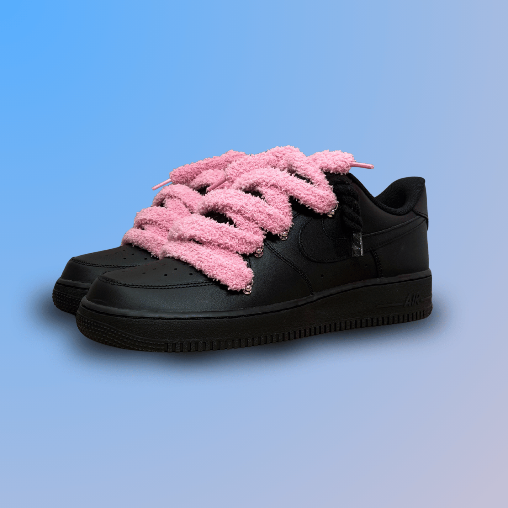 Nike Air Force 1 Black Chimney Cake Pink