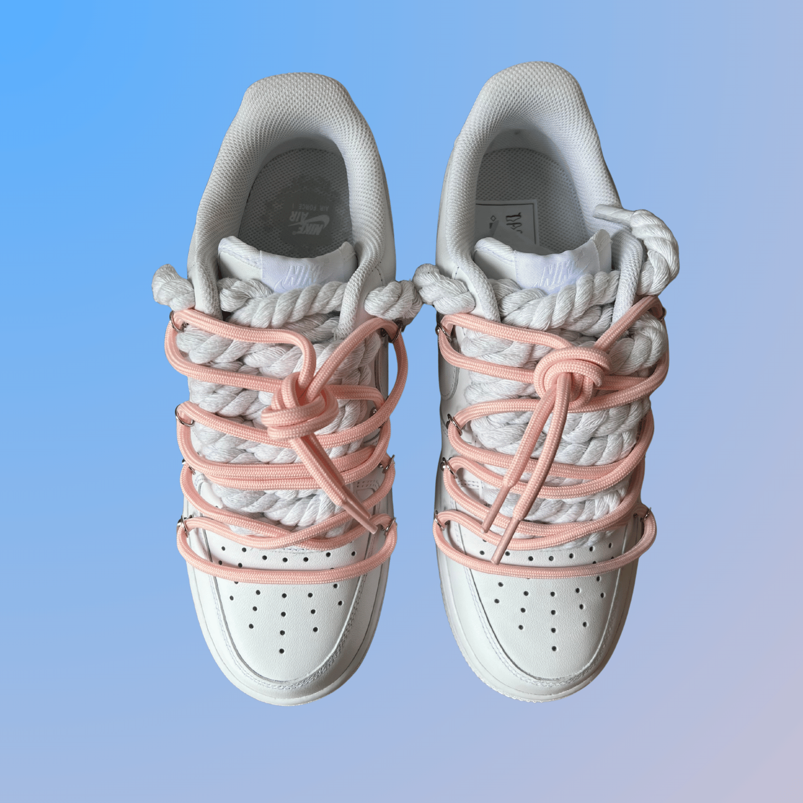 Nike Air Force 1 Lanvin Rope Lace (Yellow Blue) (új)