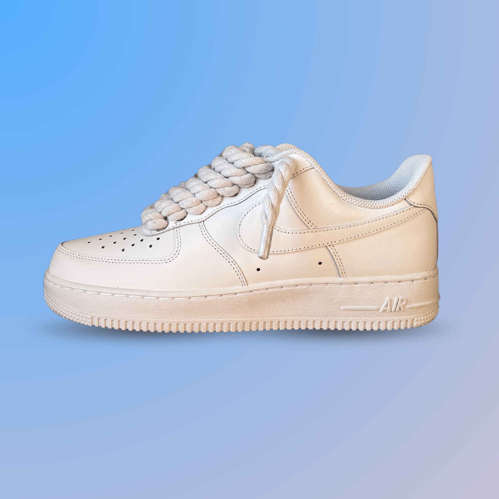 Nike Air Force 1 '07 Chunky Rope Lace (White) (new)