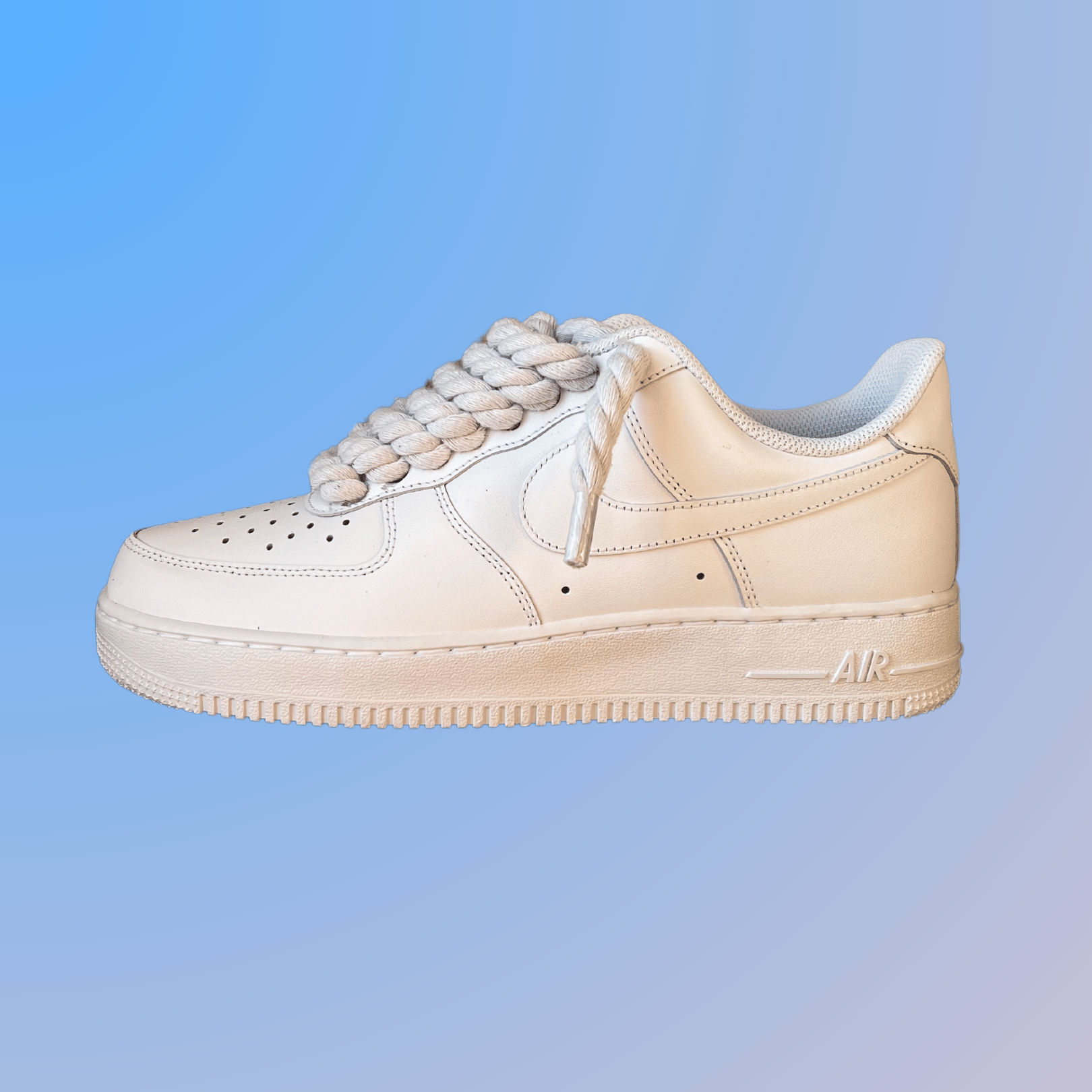 Nike Air Force 1 '07 Chunky Rope Lace (White) (new)