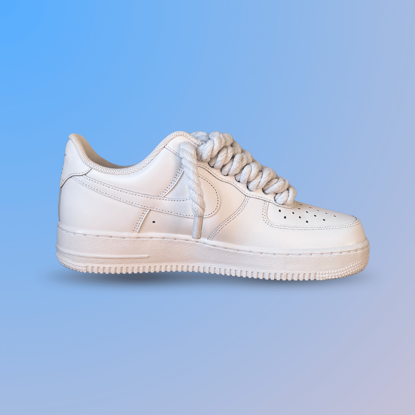 Nike Air Force 1 '07 Chunky Rope Lace (White) (new)