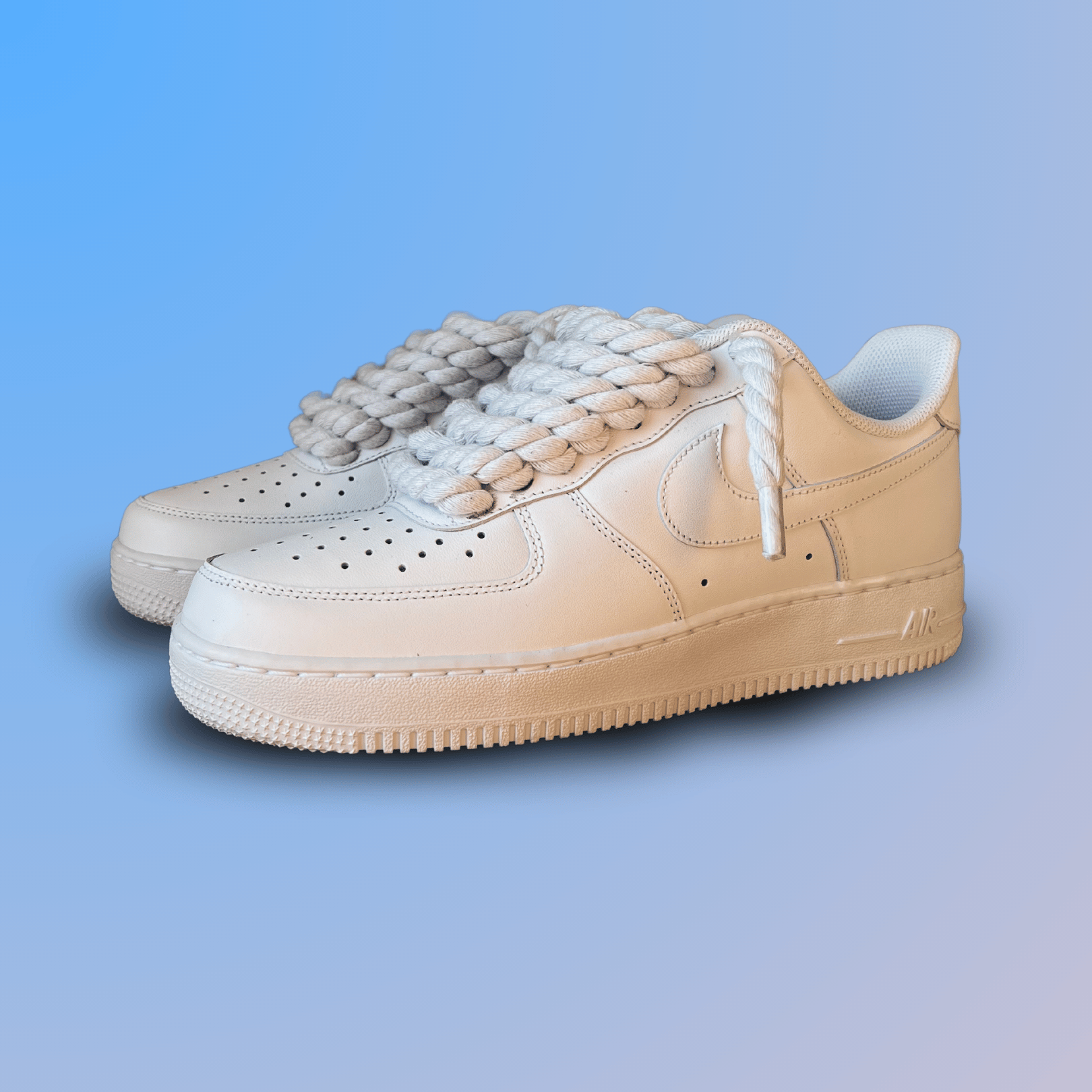 Nike Air Force 1 '07 Chunky Rope Lace (White) (new)