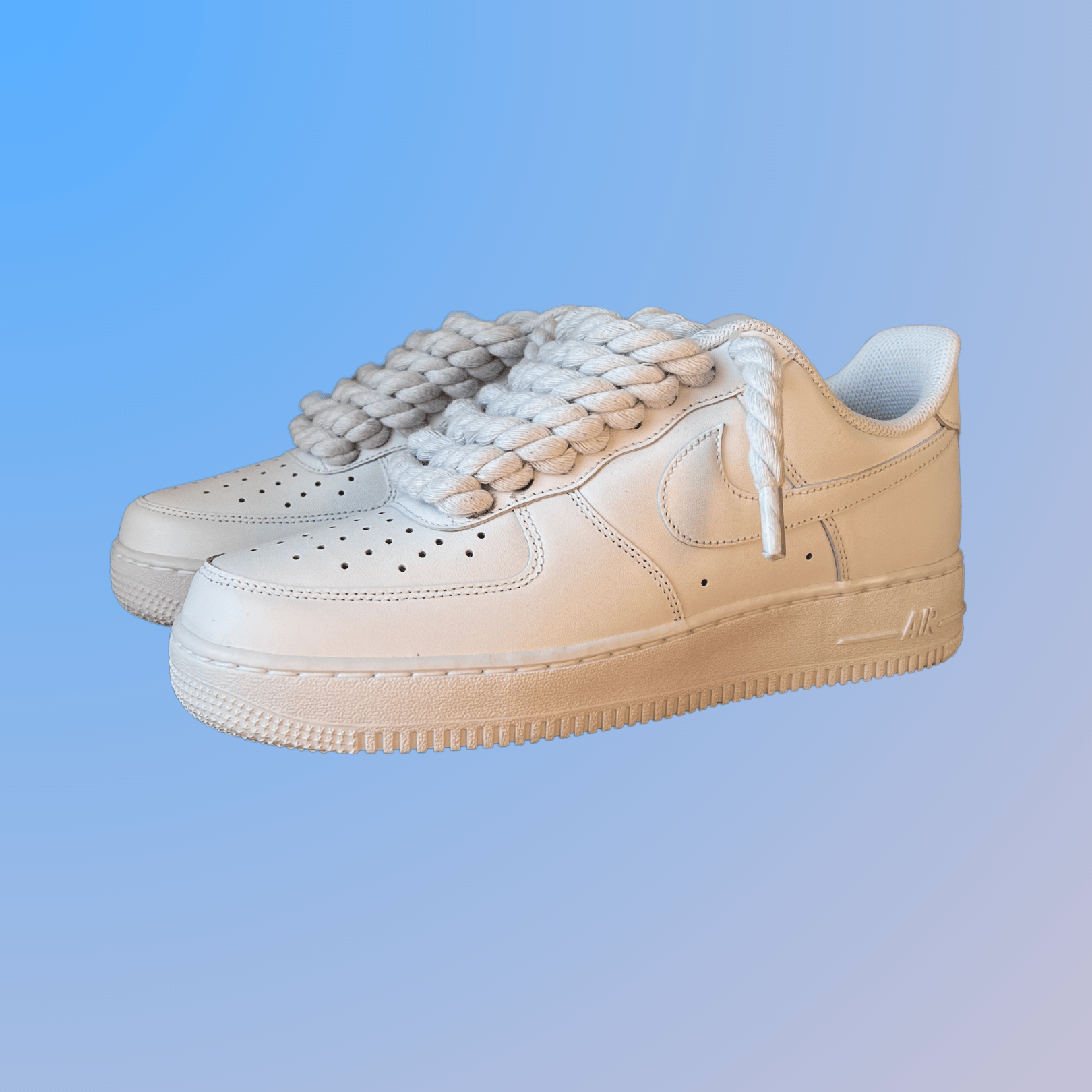 Nike Air Force 1 '07 Chunky Rope Lace (White) (new)