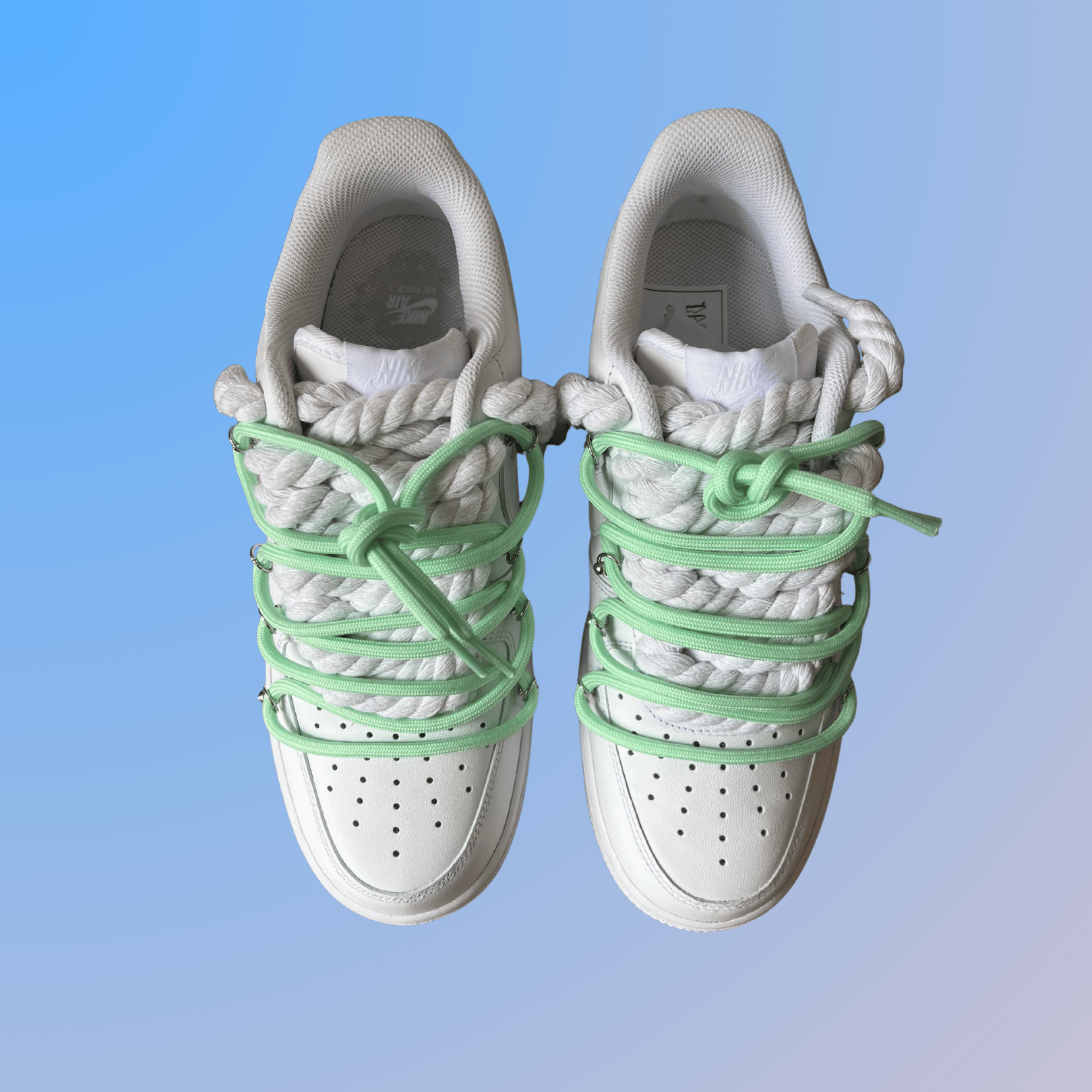 Nike Air Force 1 Lanvin Rope Lace (Yellow Blue) (új)