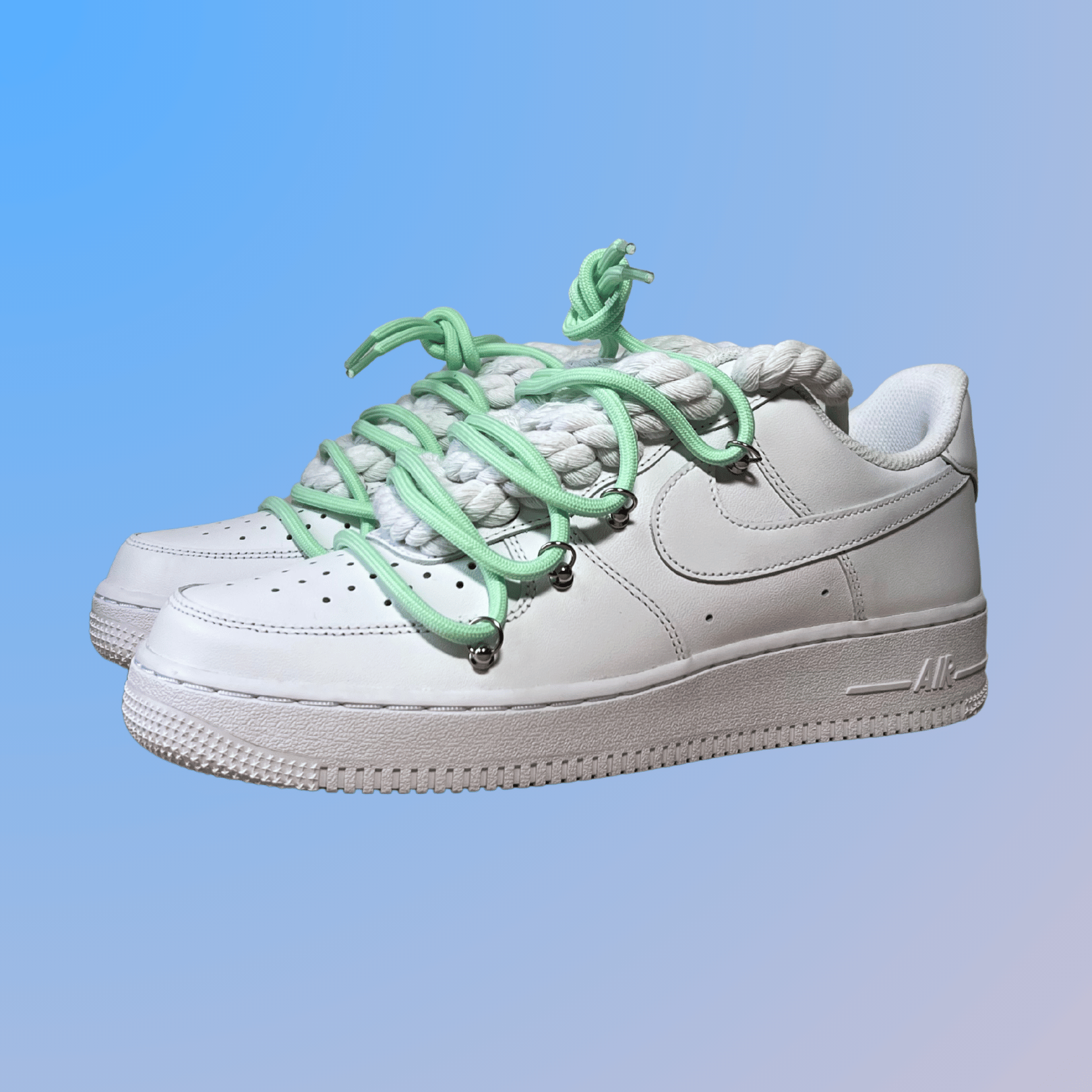 Nike Air Force 1 Lanvin Rope Lace (Yellow Blue) (új)