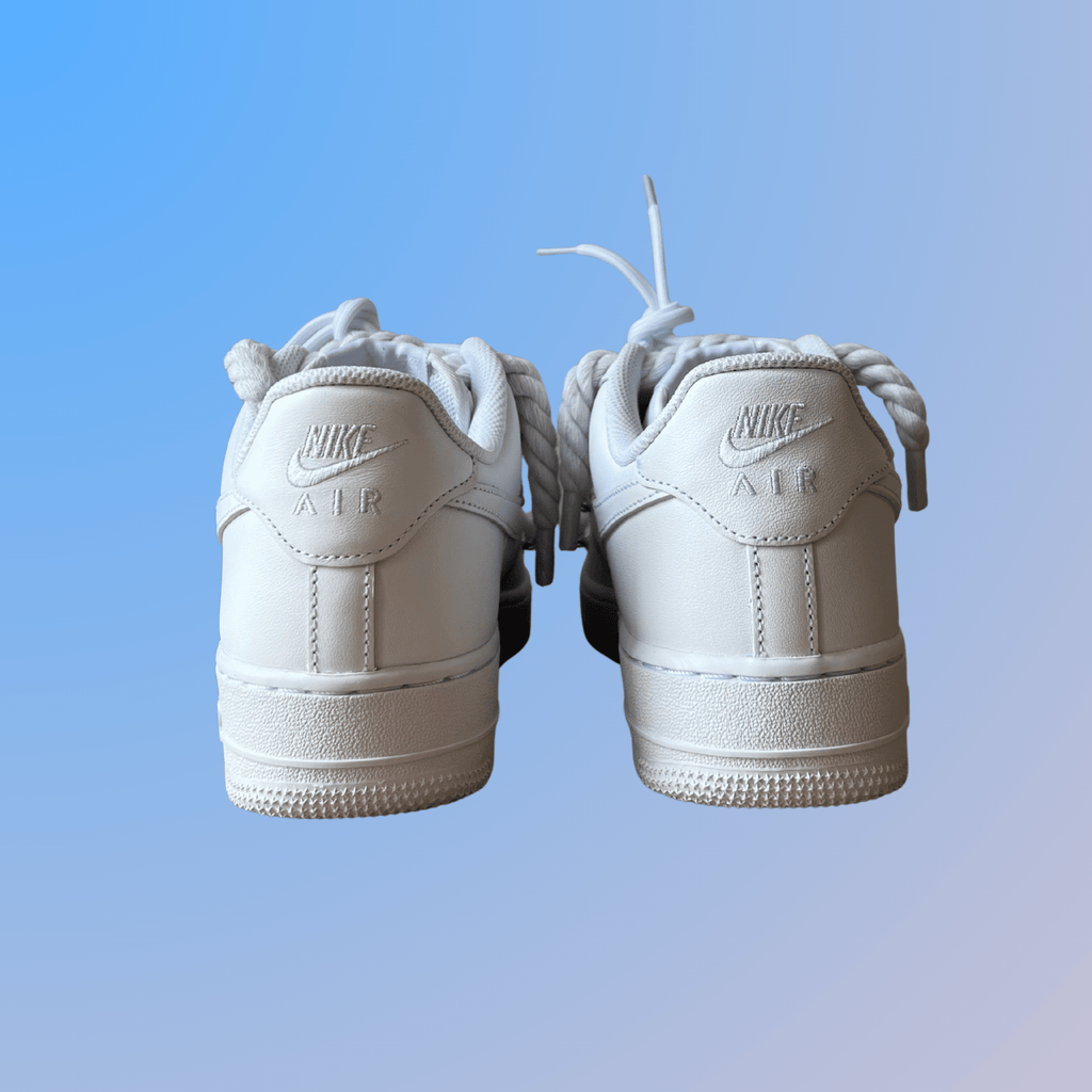 Nike Air Force 1 Laced Up Rope Lace White