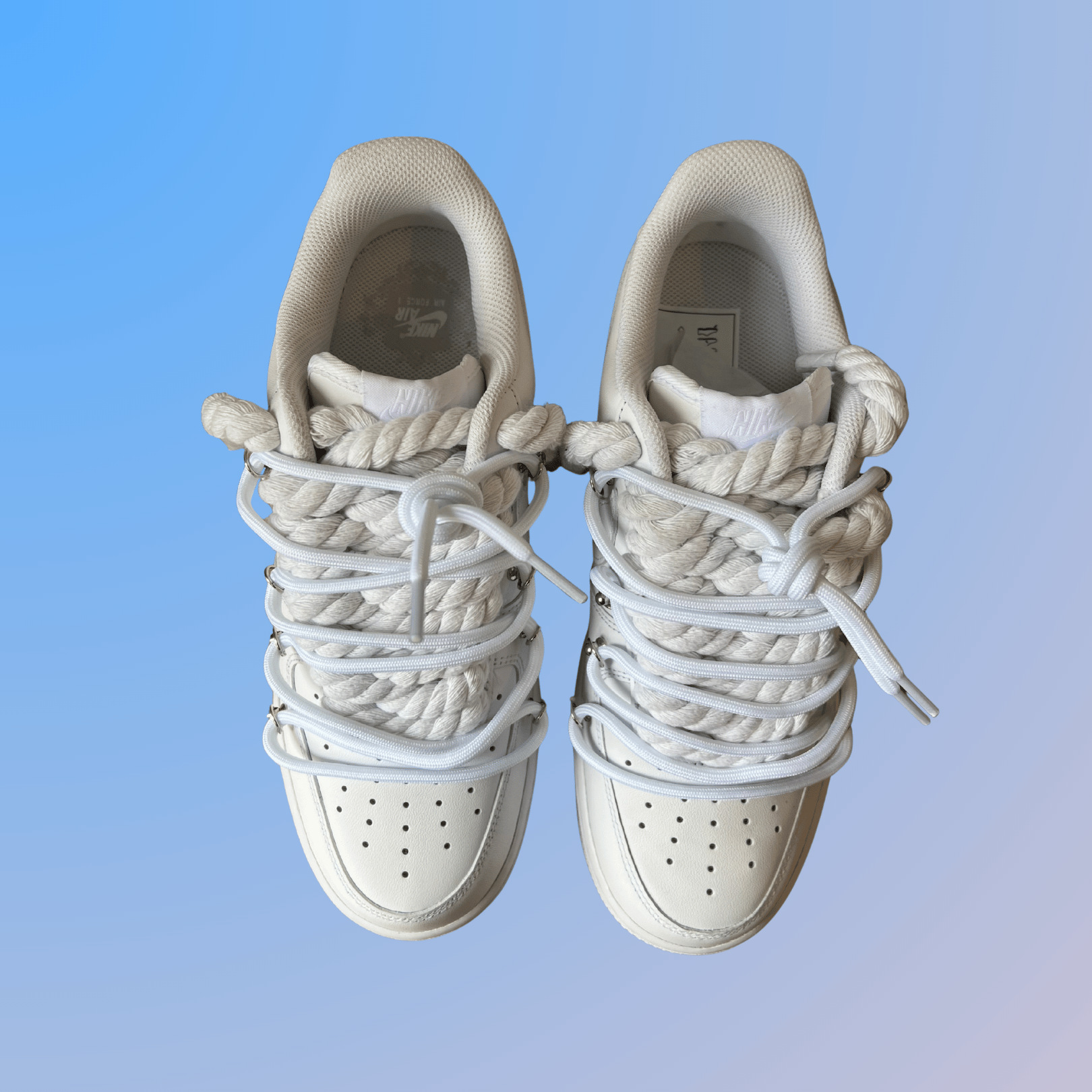 Nike Air Force 1 Lanvin Rope Lace (Yellow Blue) (új)