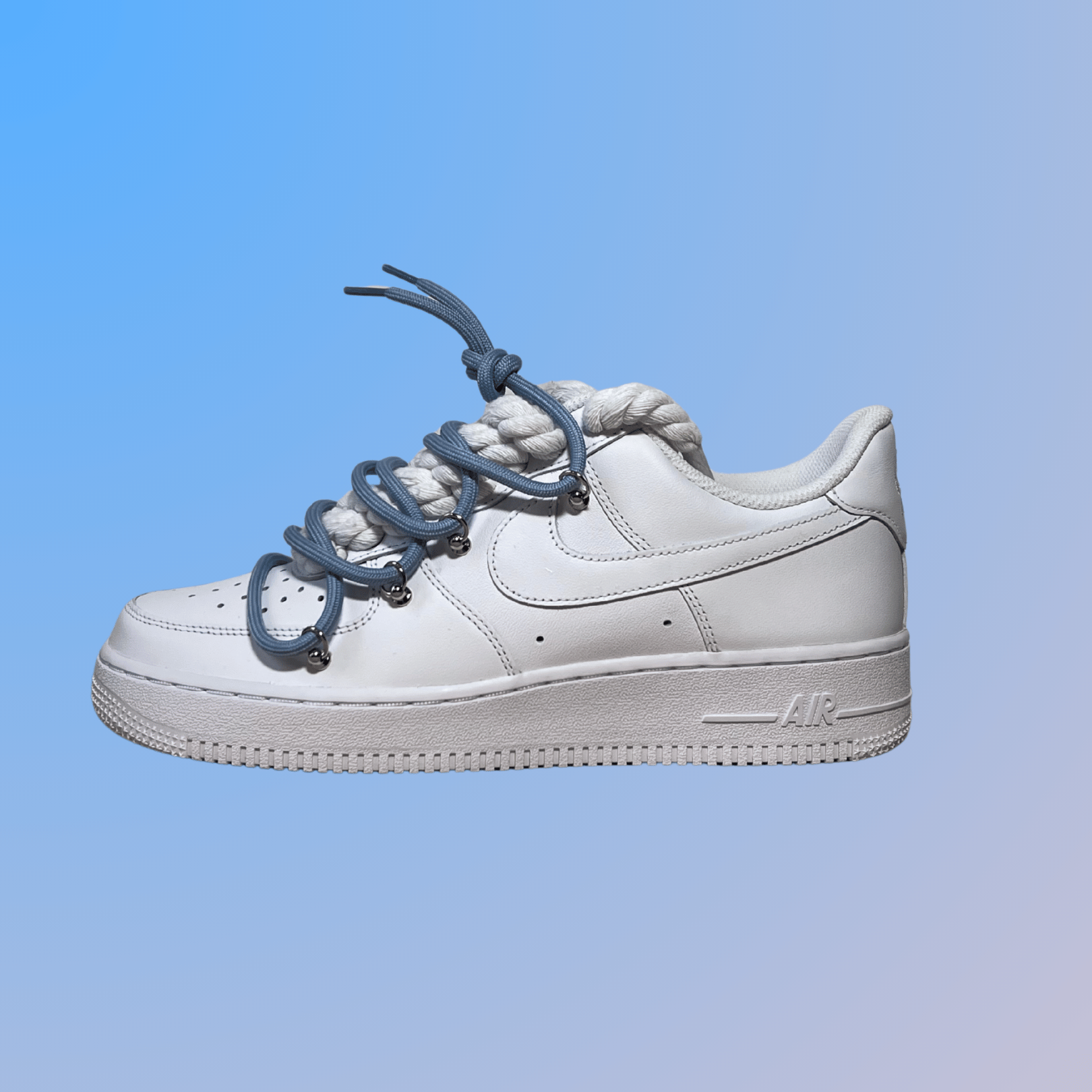 Nike Air Force 1 Lanvin Rope Lace (Yellow Blue) (új)