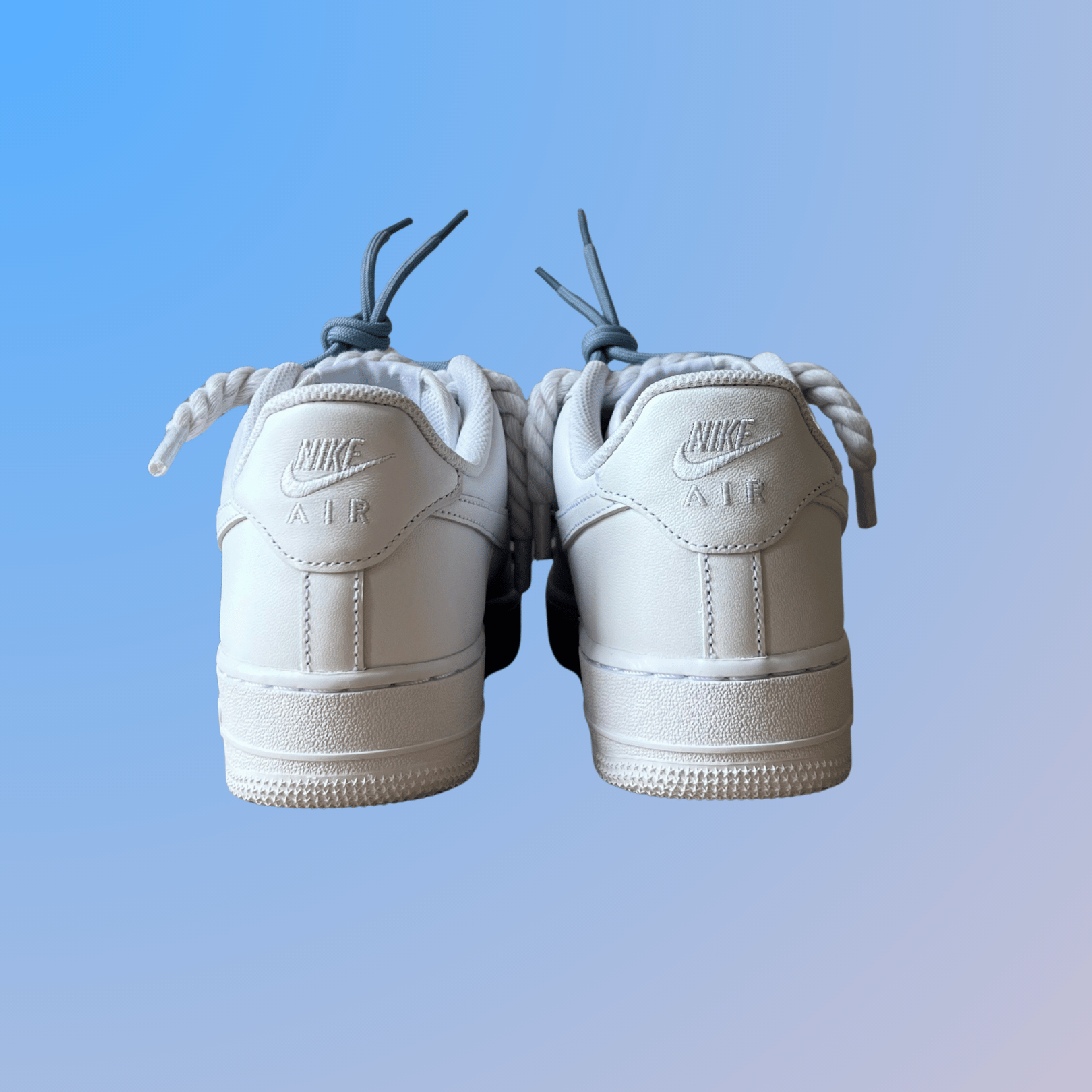 Nike Air Force 1 Laced Up Rope Lace Blue