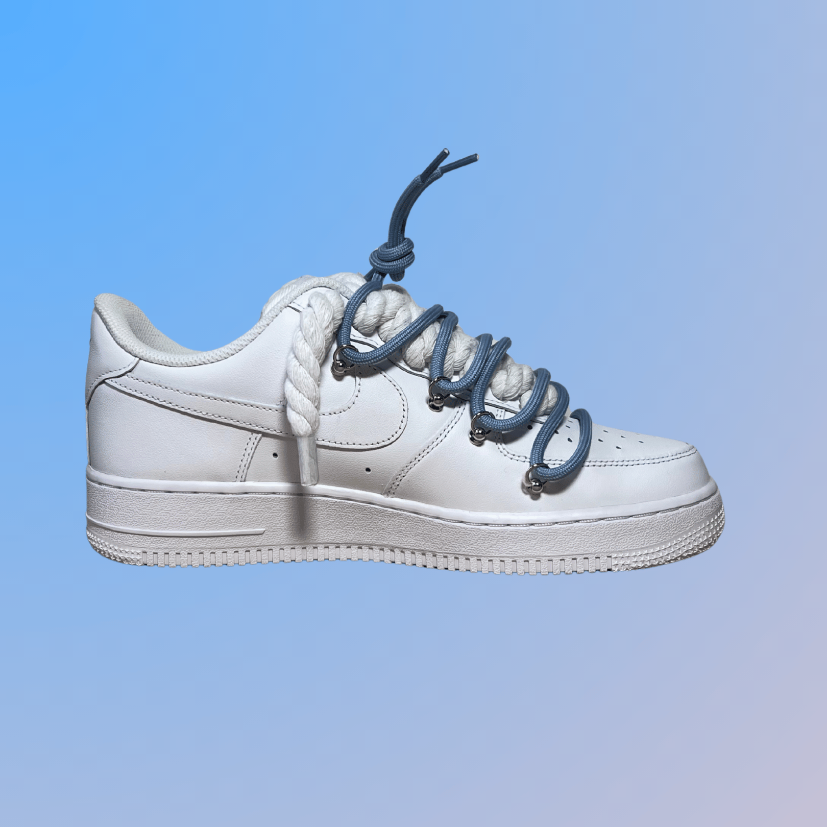 Nike Air Force 1 Lanvin Rope Lace (Yellow Blue) (új)