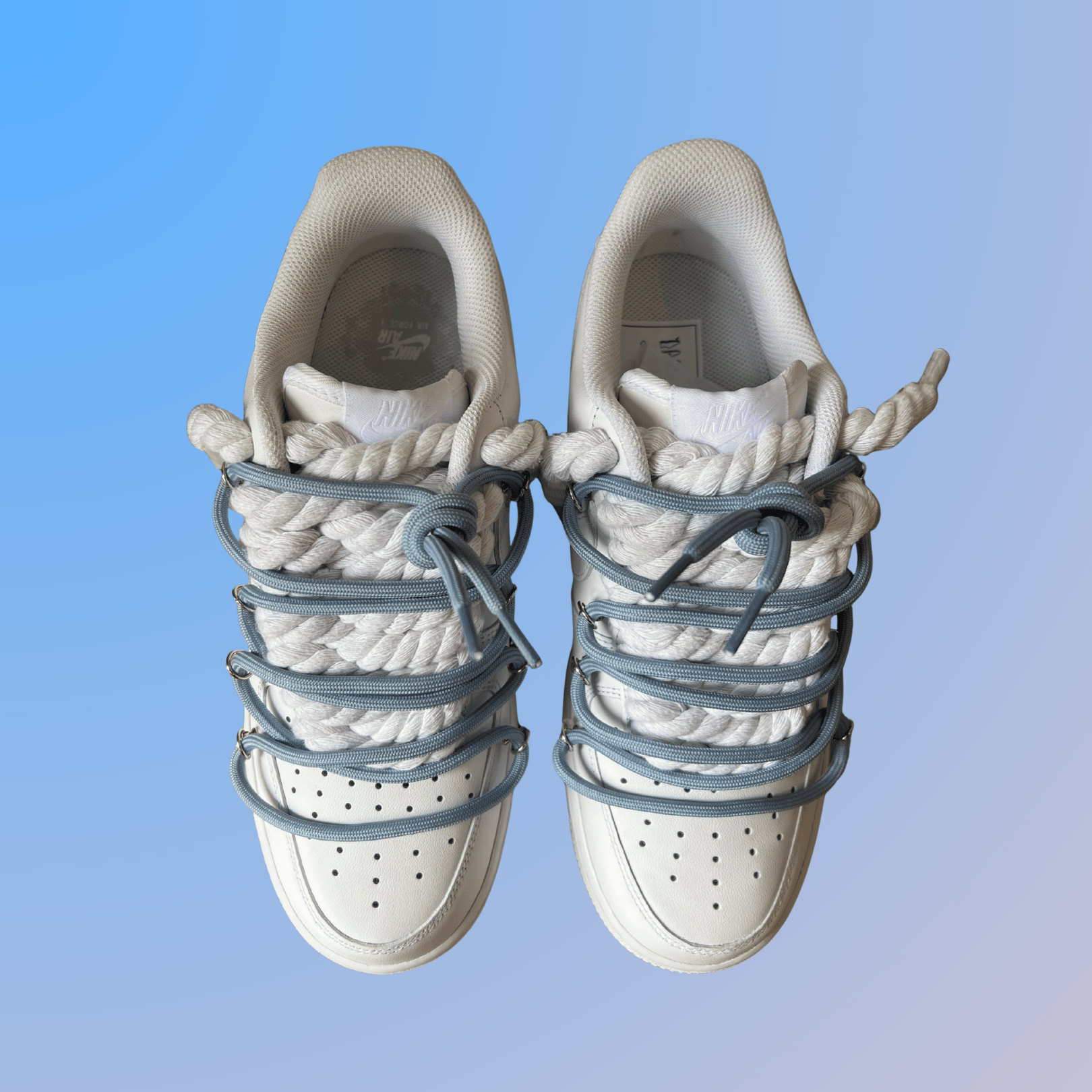 Nike Air Force 1 Lanvin Rope Lace (Yellow Blue) (új)