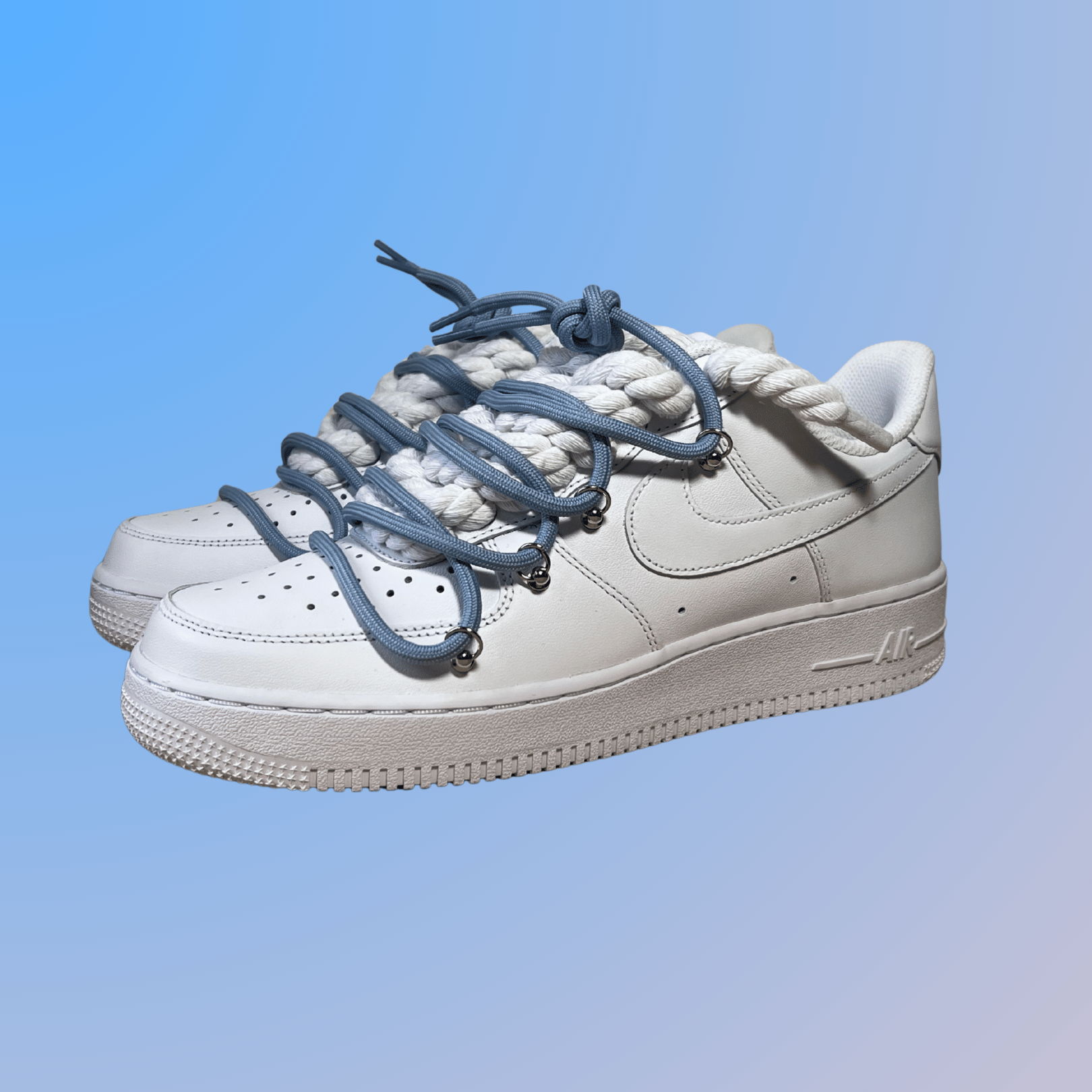 Nike Air Force 1 Lanvin Rope Lace (Yellow Blue) (új)