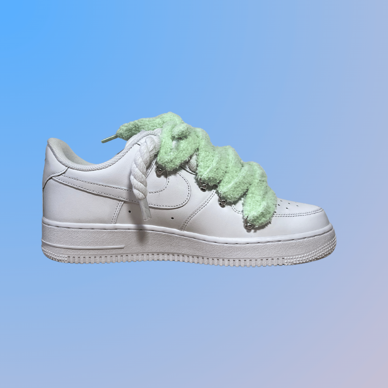 Nike Air Force 1 Lanvin Rope Lace (Yellow Blue) (új)