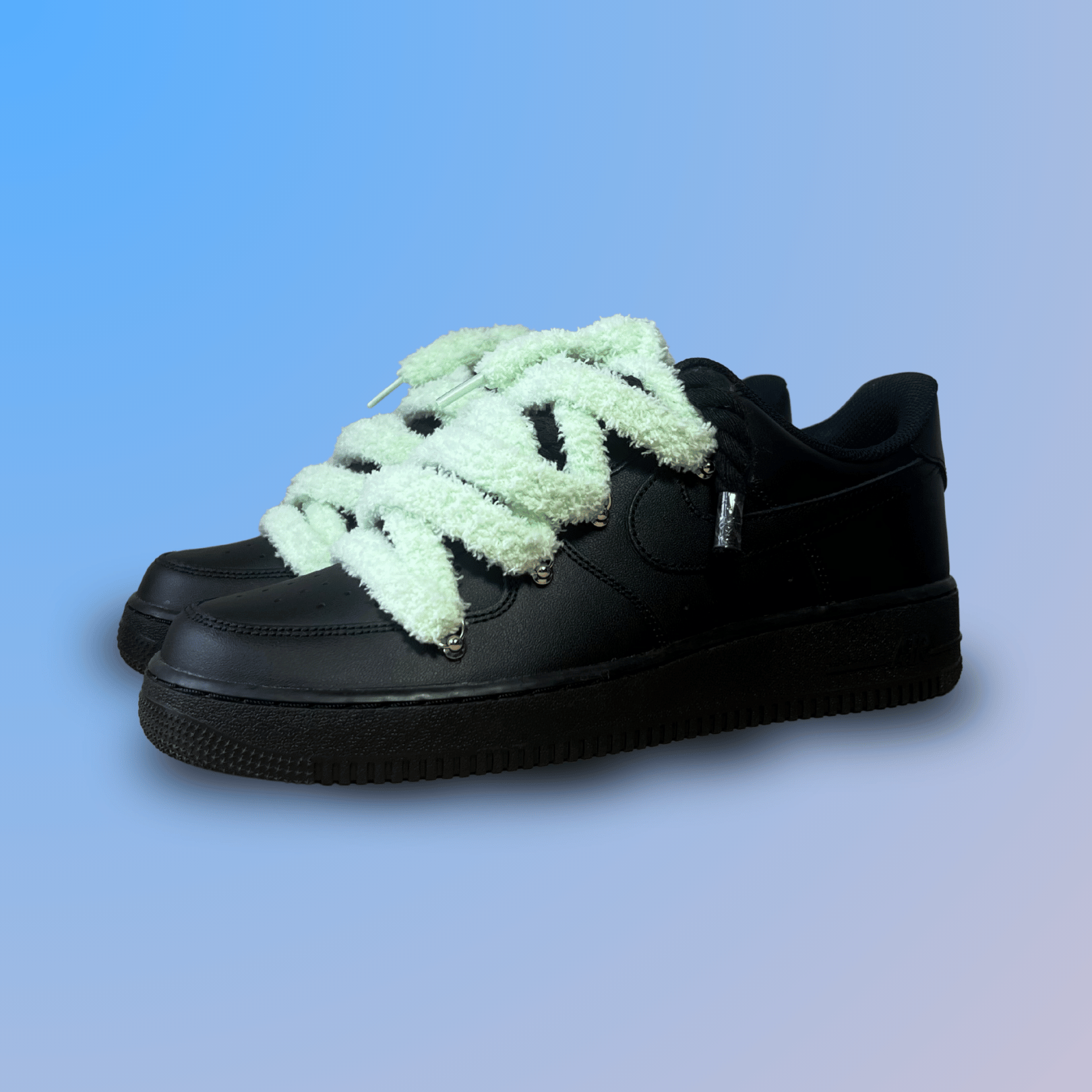 Nike Air Force 1 Black Chimney Cake Sweet Mint