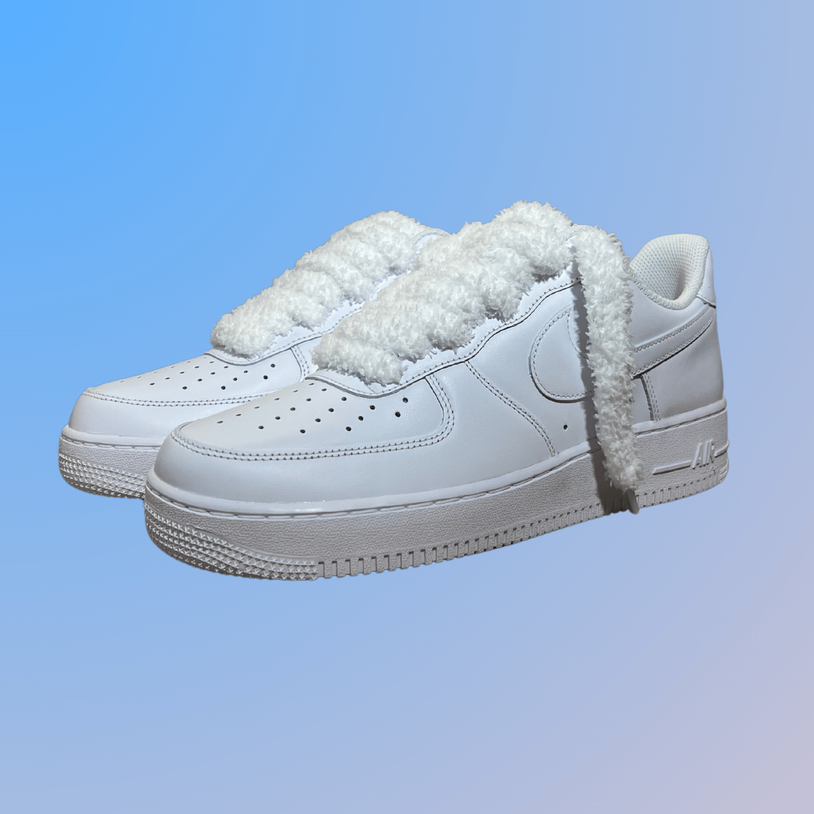 Nike Air Force 1 '07 Fluffy Lace (White)