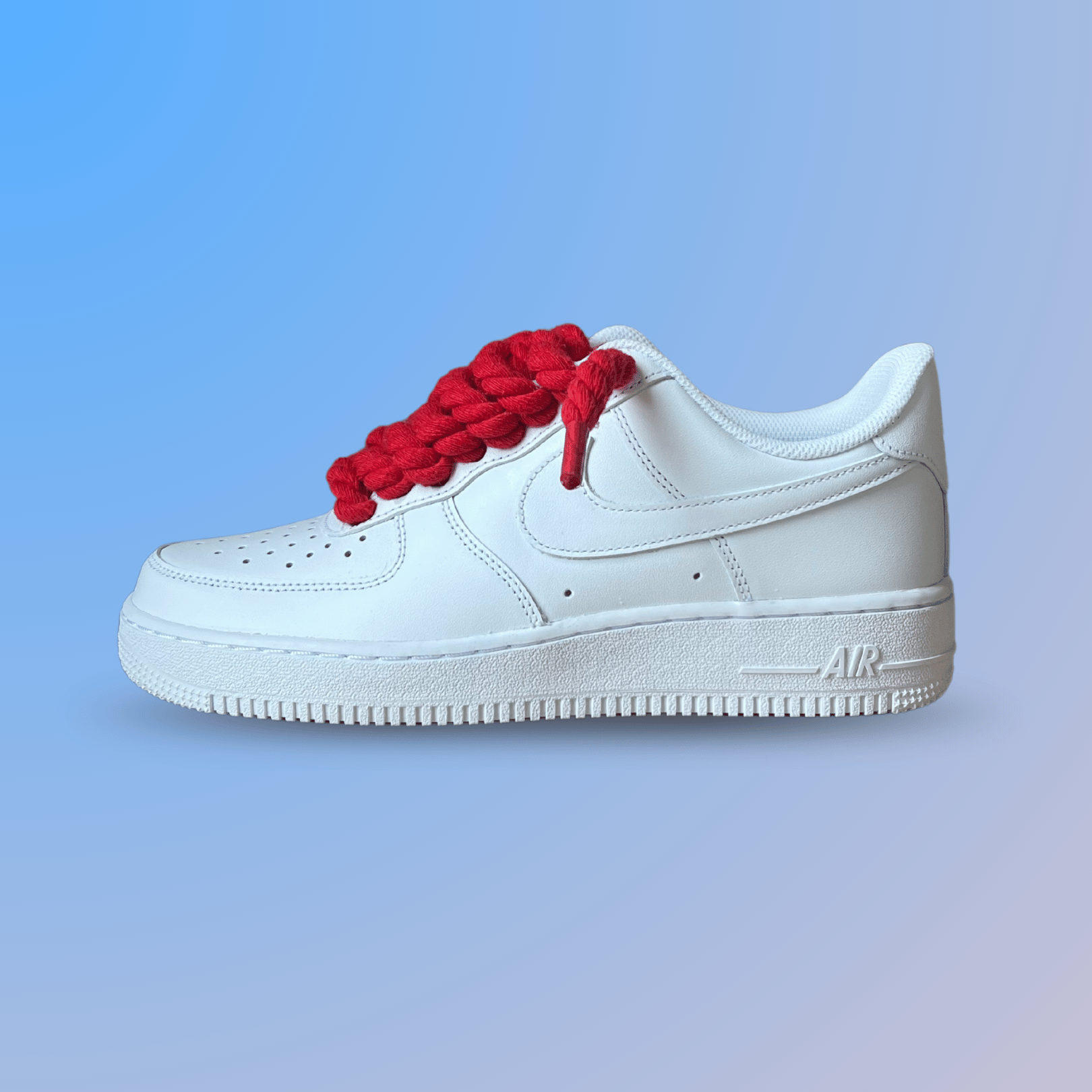 Nike Air Force 1 '07 Chunky Rope Lace (Red) (new)
