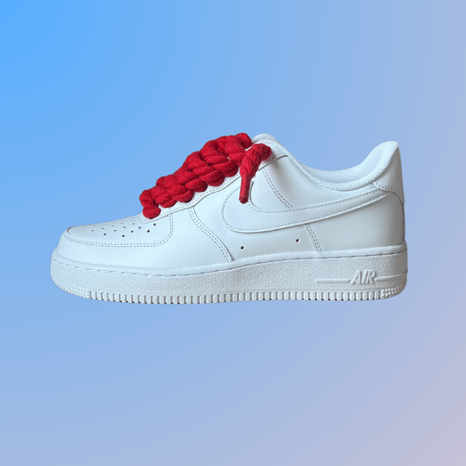 Nike Air Force 1 '07 Chunky Rope Lace (Red) (new)