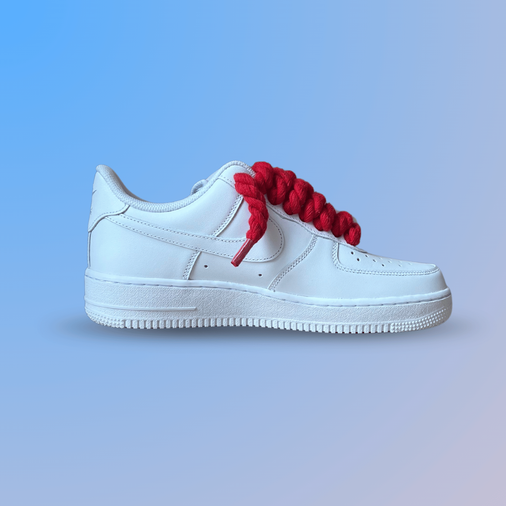 Nike Air Force 1 '07 Chunky Rope Lace (Red) (new)