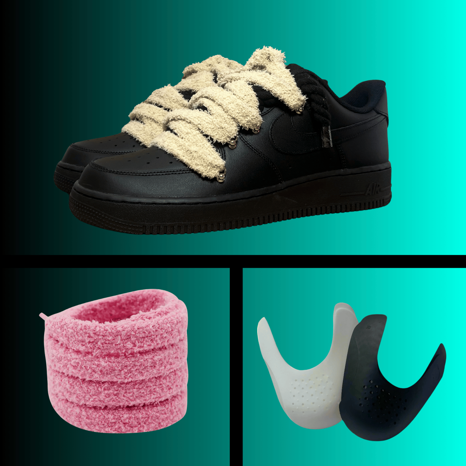 Black Chimney Cake Air Force Bundle Csannadsoles