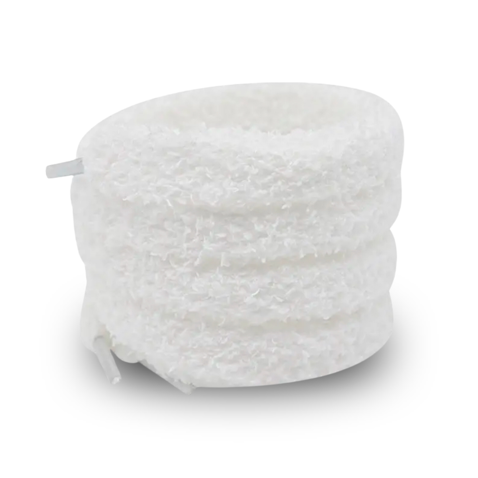 Fluffy Lace White Csanadsoles