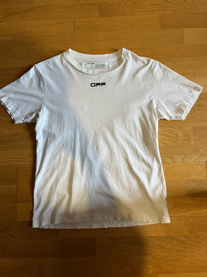 Off-White Airport Tape Tee White (használt)