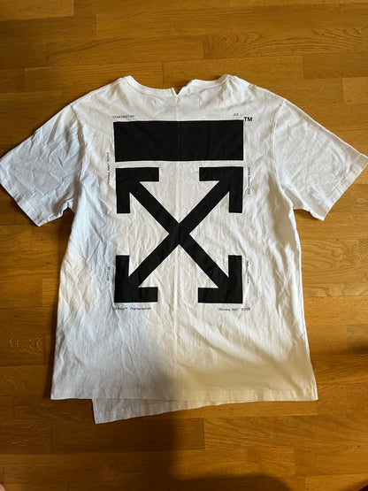 Off-White Map Spliced Tee White (használt)