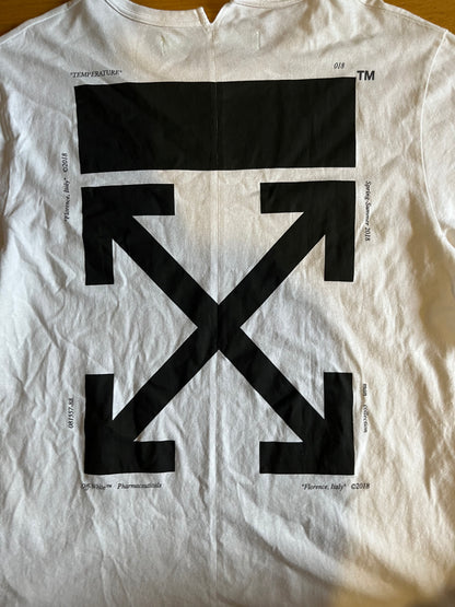 Off-White Map Spliced Tee White (használt)