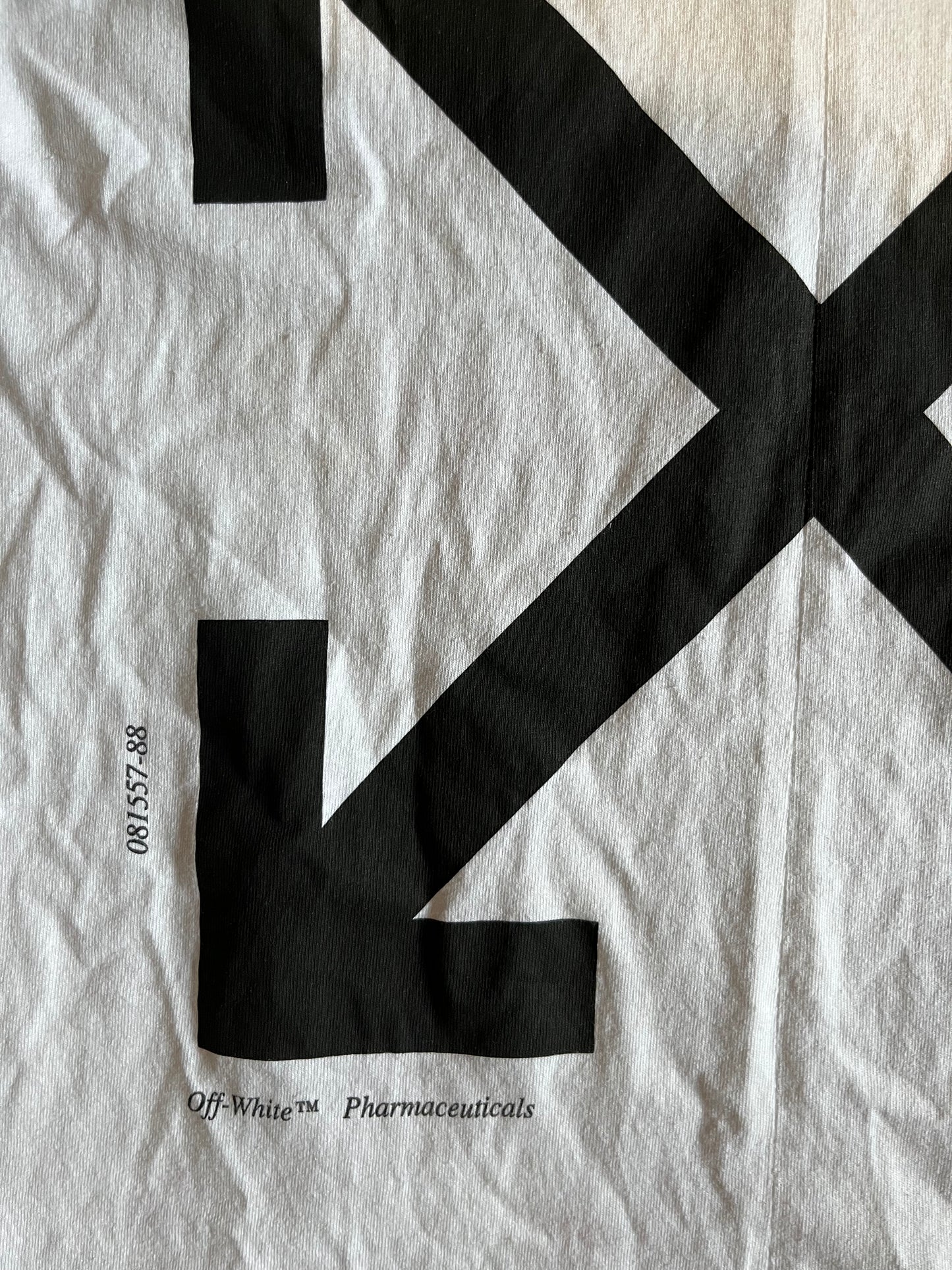 Off-White Map Spliced Tee White (használt)