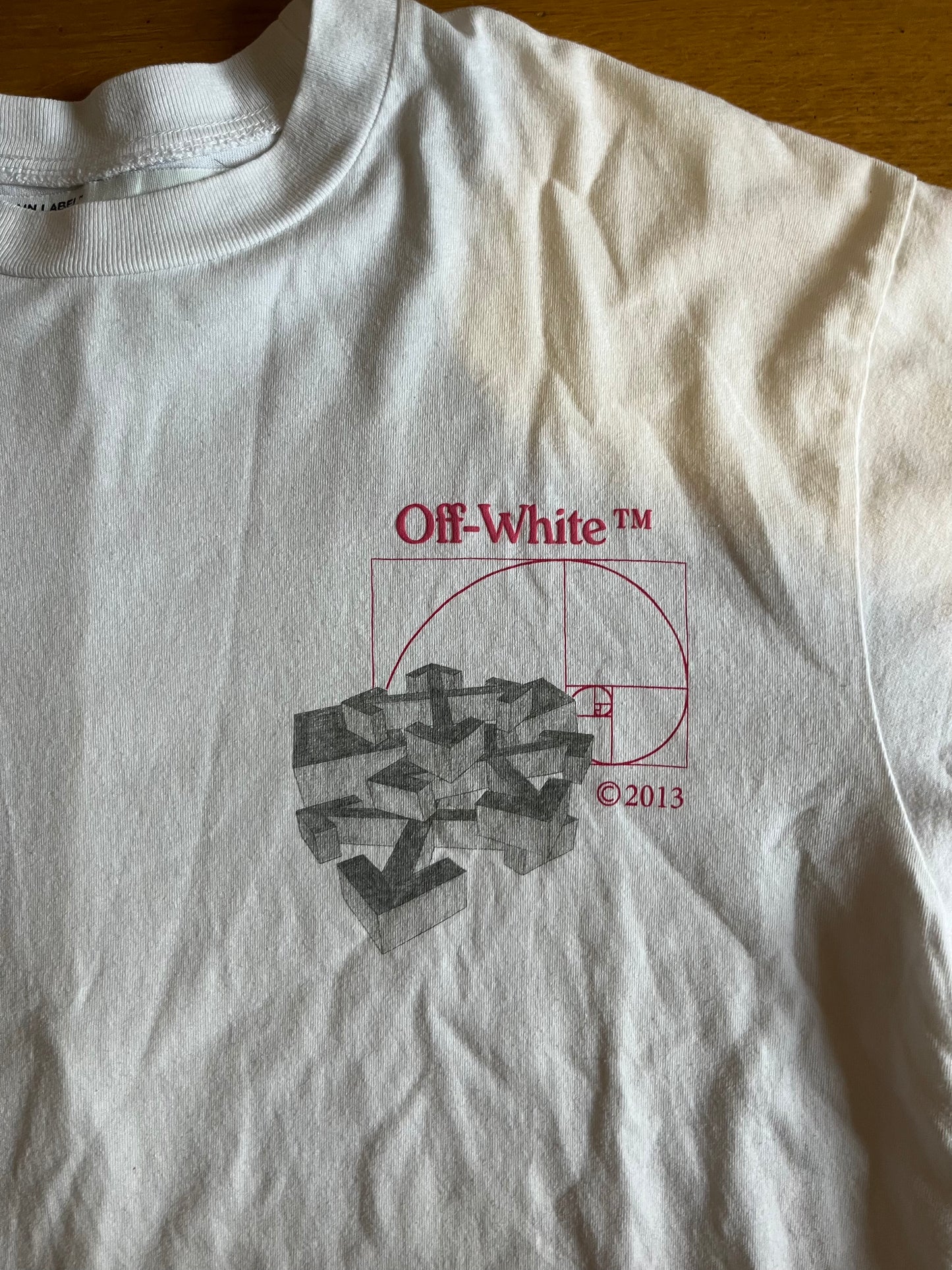 Off-White Golden Ratio Tee White (used)