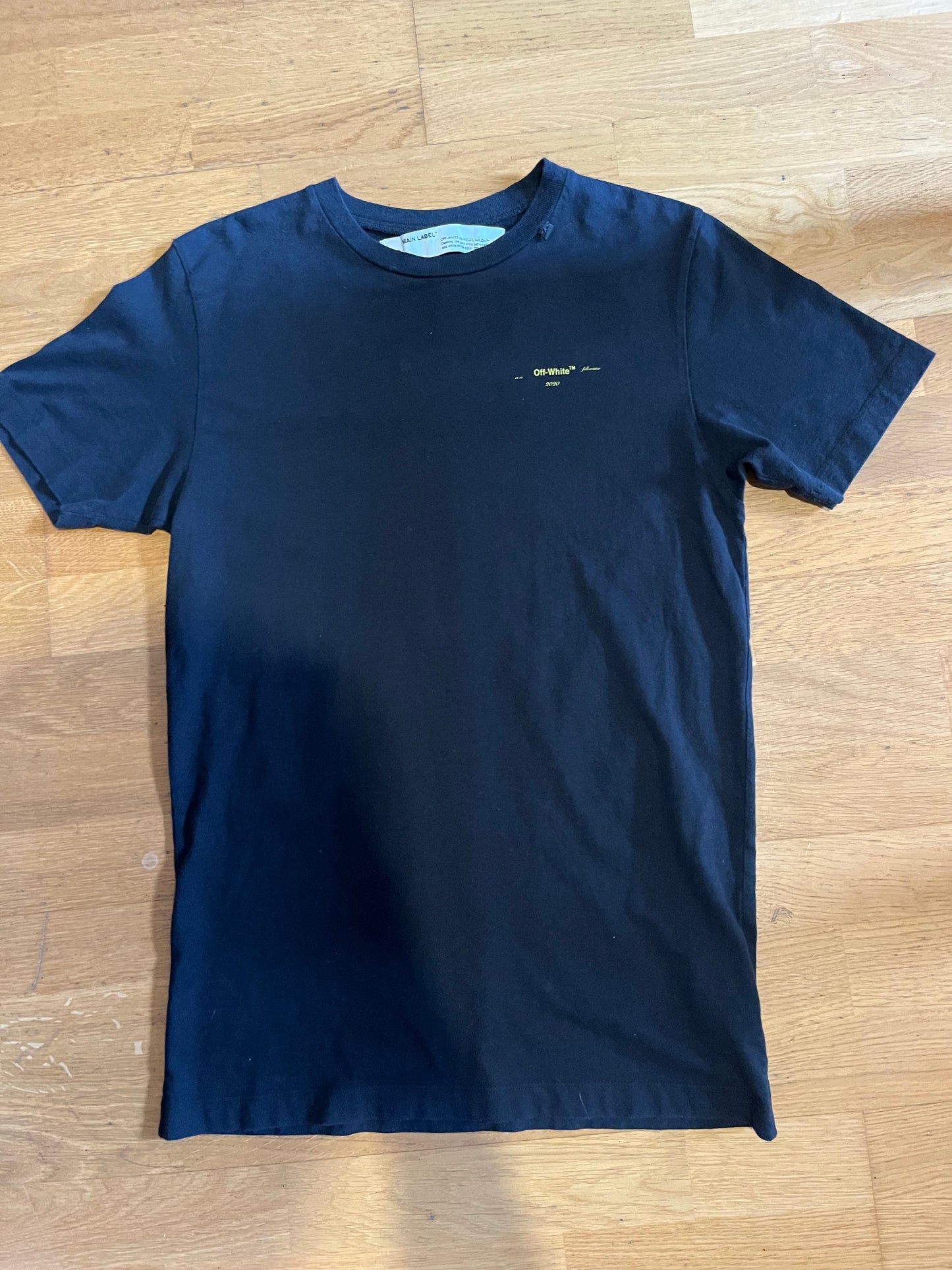 Off-White Acrylic Paint Tee Black (használt)