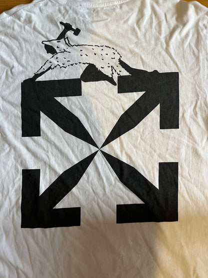 Off-White Caterpillar Tee White (használt)