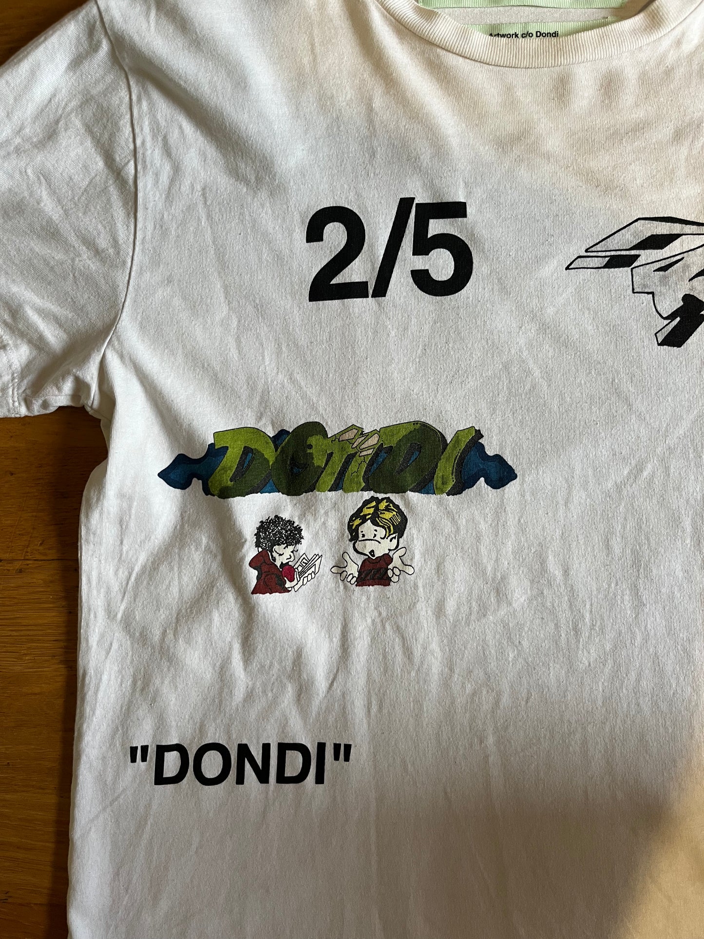 Off-White X Dondi 2/5 Tee White (használt)