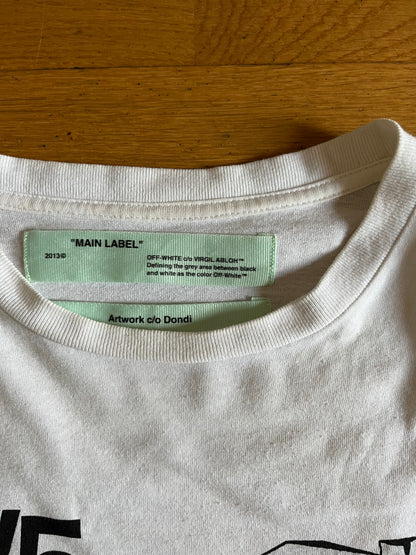 Off-White X Dondi 2/5 Tee White (használt)